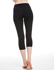 icyzone Women's Printed Workout Capri Yoga Running Leggings Fitted Stretch Tights icyzone Women's Printed Workout Capri Yoga Running Leggings Fitted Stretch Tights