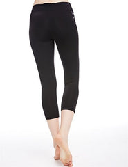 icyzone Women's Printed Workout Capri Yoga Running Leggings Fitted Stretch Tights icyzone Women's Printed Workout Capri Yoga Running Leggings Fitted Stretch Tights
