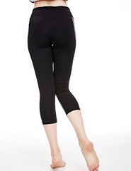 icyzone Women's Printed Workout Capri Yoga Running Leggings Fitted Stretch Tights icyzone Women's Printed Workout Capri Yoga Running Leggings Fitted Stretch Tights