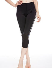 icyzone Women's Workout Capri Leggings Fitted Stretch Tights With Zip Pocket icyzone Women's Workout Capri Leggings Fitted Stretch Tights With Zip Pocket