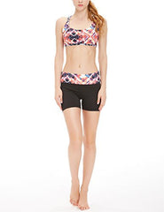 icyzone Women's Workout Yoga Clothes Strappy Crisscross Racerback Sports Bras icyzone Women's Workout Yoga Clothes Strappy Crisscross Racerback Sports Bras