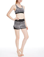 icyzone Women's Workout Yoga Clothes Activewear Printed Racerback Sports Bras icyzone Women's Workout Yoga Clothes Activewear Printed Racerback Sports Bras