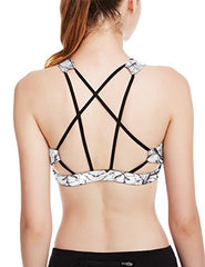 icyzone Women Activewear Yoga Clothes Strappy Crisscross Racerback Sports Bras icyzone Women Activewear Yoga Clothes Strappy Crisscross Racerback Sports Bras