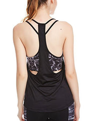 icyzone Activewear Workout Yoga Fitness Sports Lined Racerback Tank Tops for Women icyzone Activewear Workout Yoga Fitness Sports Lined Racerback Tank Tops for Women