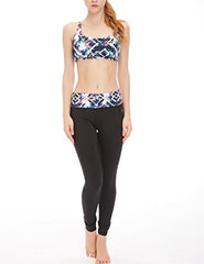 icyzone Women's Athletic Gym Exercise Yoga Clothes Fitness Sports Suits (Top + Pant) icyzone Women's Athletic Gym Exercise Yoga Clothes Fitness Sports Suits (Top + Pant)