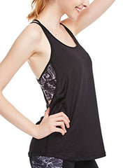 icyzone Activewear Workout Yoga Fitness Sports Lined Racerback Tank Tops for Women icyzone Activewear Workout Yoga Fitness Sports Lined Racerback Tank Tops for Women