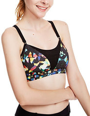 icyzone Women's Workout Yoga Clothes Activewear Printed Racerback Sports Bras icyzone Women's Workout Yoga Clothes Activewear Printed Racerback Sports Bras