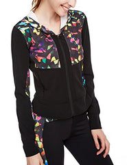 icyzone Women's Workout Hoodie Running Shirt Full Zip Workout Track Jacket icyzone Women's Workout Hoodie Running Shirt Full Zip Workout Track Jacket