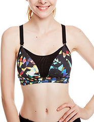 icyzone Women's Workout Yoga Clothes Activewear Printed Racerback Sports Bras icyzone Women's Workout Yoga Clothes Activewear Printed Racerback Sports Bras