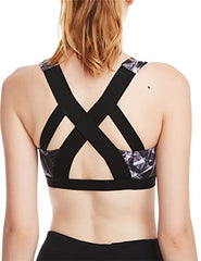 icyzone Women's Workout Yoga Clothes Activewear Racerback Strappy Sports Bras icyzone Women's Workout Yoga Clothes Activewear Racerback Strappy Sports Bras