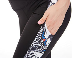 icyzone Women's Activewear Printed Sports Running Yoga Tights Legging with Pocket icyzone Women's Activewear Printed Sports Running Yoga Tights Legging with Pocket