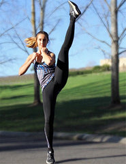 icyzone Women's Activewear Tights Zip Pocket Yoga Gym Pants Workout Ankle leggings icyzone Women's Activewear Tights Zip Pocket Yoga Gym Pants Workout Ankle leggings