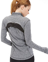 icyzone Women's Running Shirt Full Zip Workout Track Jacket with Thumb Holes icyzone Women's Running Shirt Full Zip Workout Track Jacket with Thumb Holes