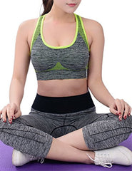 icyzone Women's Seamless Racerback Yoga Sport Bra with Removable Cups icyzone Women's Seamless Racerback Yoga Sport Bra with Removable Cups