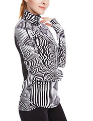 icyzone Women's Workout Yoga Track Jacket 1/2 Zip Long Sleeve Running Shirt icyzone Women's Workout Yoga Track Jacket 1/2 Zip Long Sleeve Running Shirt