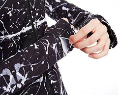 icyzone Women's Running Shirt Full Zip Workout Track Jacket with Thumb Holes icyzone Women's Running Shirt Full Zip Workout Track Jacket with Thumb Holes