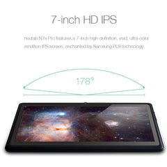 NeuTab 7 inch Quad Core Android 5.1 Lollipop Tablet PC, 1GB RAM 8GB Nand Flash, Wide View IPS Display 1280x800 Bluetooth Dual Camera FCC Certified NeuTab 7 inch Quad Core Android 5.1 Lollipop Tablet PC, 1GB RAM 8GB Nand Flash, Wide View IPS Display 1280x800 Bluetooth Dual Camera FCC Certified