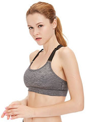 icyzone Workout Yoga Clothes Activewear Moving Comfortable Racerback Sports Bras