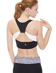 icyzone Workout Yoga Clothes Activewear Moving Comfortable Racerback Sports Bras