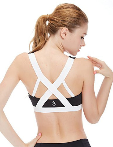 icyzone Workout Yoga Clothes Activewear Moving Comfortable Racerback Sports Bras