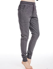 icyzone Women's French Terry Jogger Sweatpants with Side Pockets