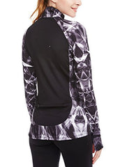 icyzone Women's Workout Yoga Track Jacket 1/2 Zip Long Sleeve Running Shirt