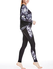 icyzone Women's Running Shirt Long Sleeve Pullovers Workout Yoga Track Jacket