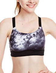 icyzone Women's Workout Yoga Clothes Activewear Cross Strap Racerback Sports Bra