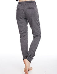 icyzone Women's French Terry Jogger Sweatpants with Side Pockets