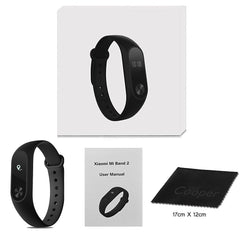 Original Xiaomi Mi Band 2 Heart Rate Monitor Smart Wristband  -  BLACK