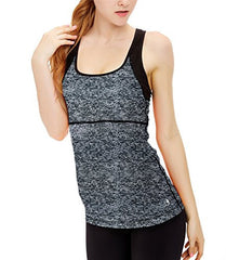 icyzone Women Workout Yoga Spaghetti Strap Racerback Tank Top with Built in Bra