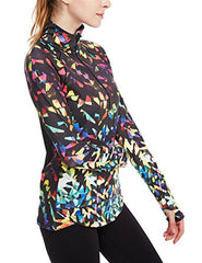 icyzone Women's Workout Yoga Track Jacket 1/2 Zip Long Sleeve Running Shirt