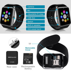 IRONLINK Smartwatch GT08 Bluetooth Smart Watch Phone with Sim Card Solt anti-lost Call reminder Phone Mate